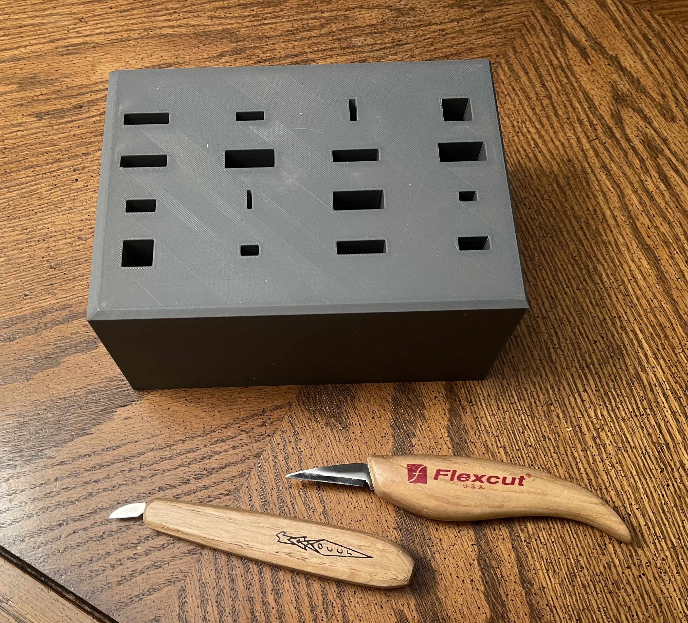 Small chisel storage block — miniatura 2
