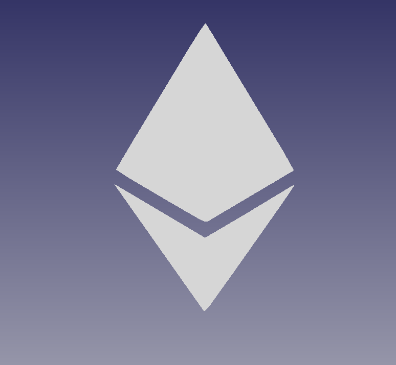 Ethereum logo by Arsen | Download free STL model | Printables.com