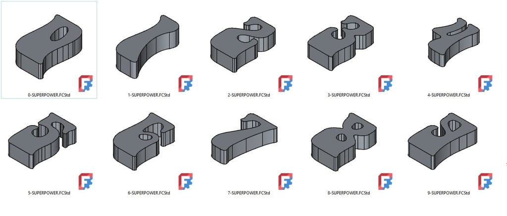 Numbers font Superpower