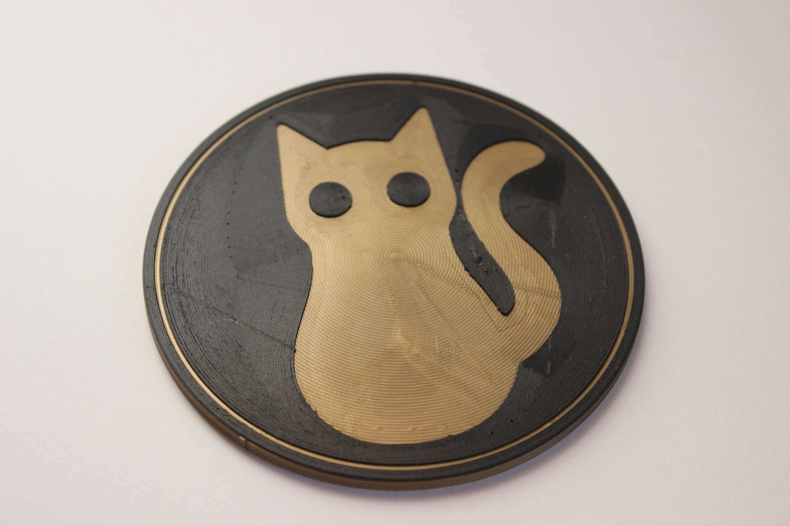 Miniatura 2 do modelo 3D Cat coasters