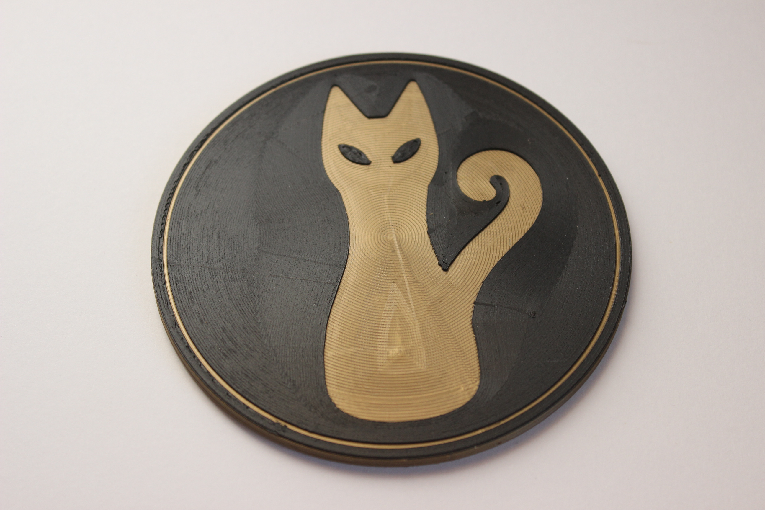 Miniatura 3 do modelo 3D Cat coasters