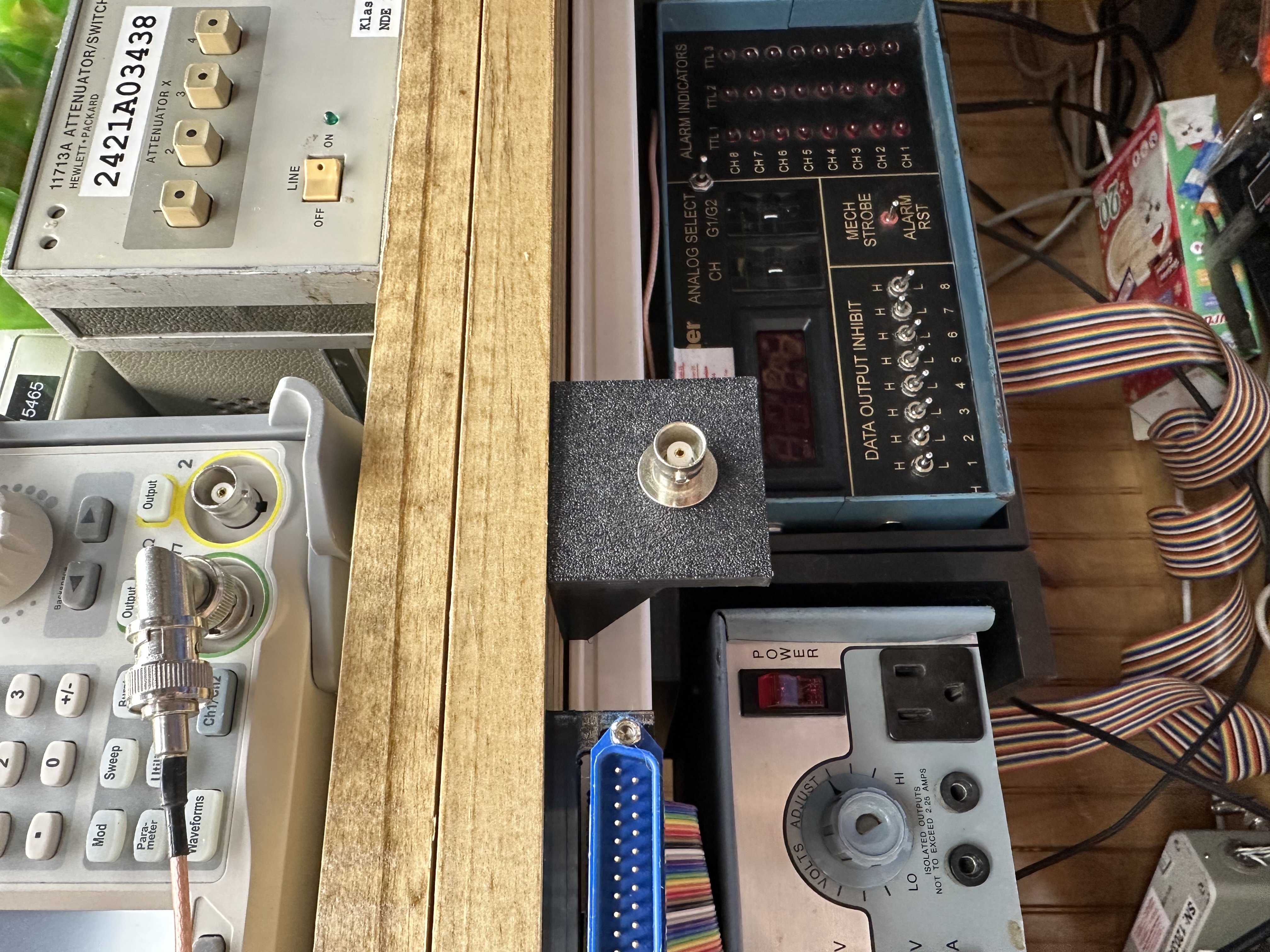 BNC Bulkhead Connector Mounting Bracket