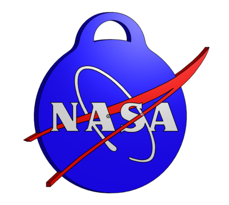 Miniatura 3 do modelo 3D NASA Keychains