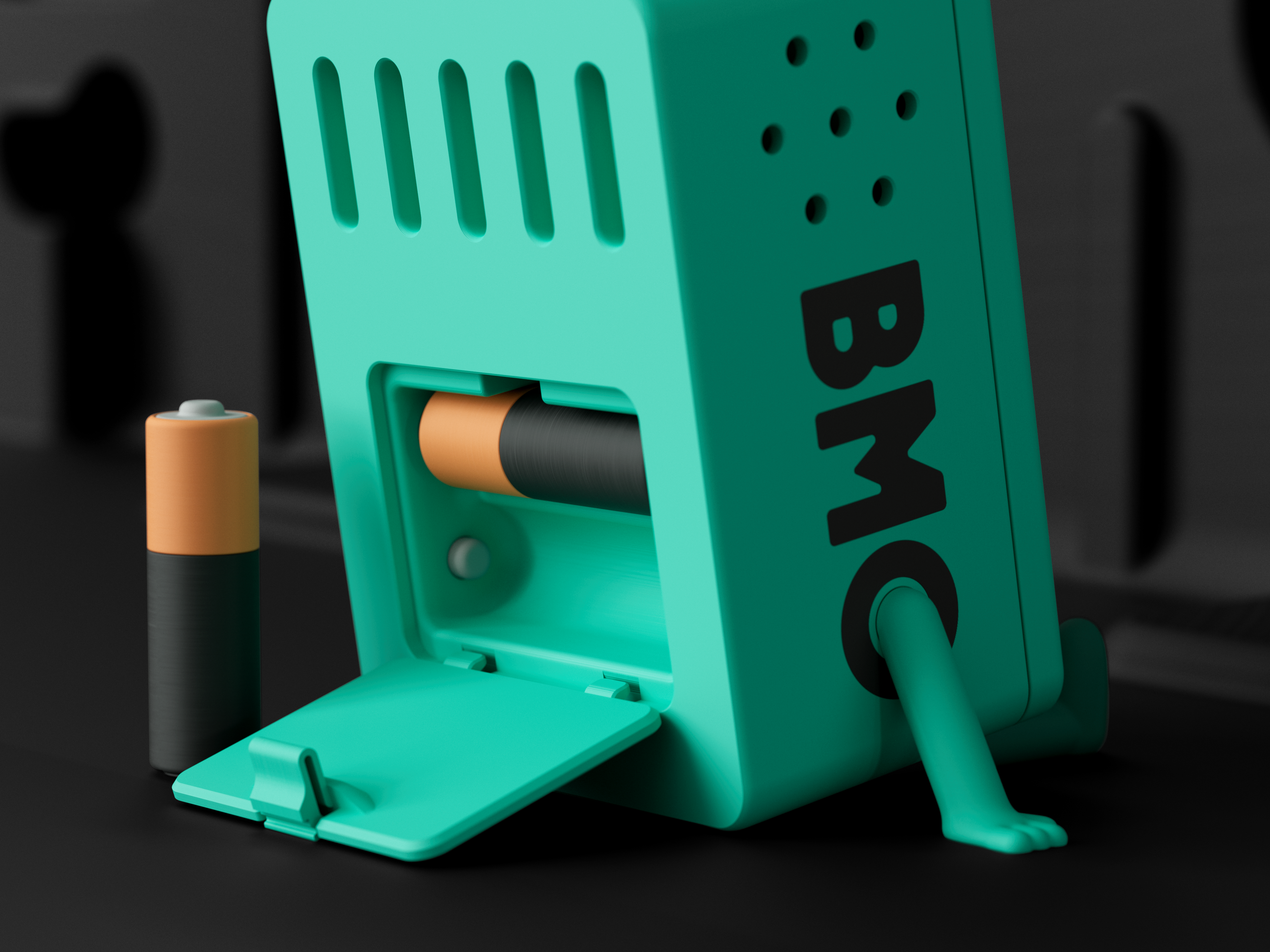 Miniatura 5 do modelo 3D Adventure Time BMO Figure (Interactive)