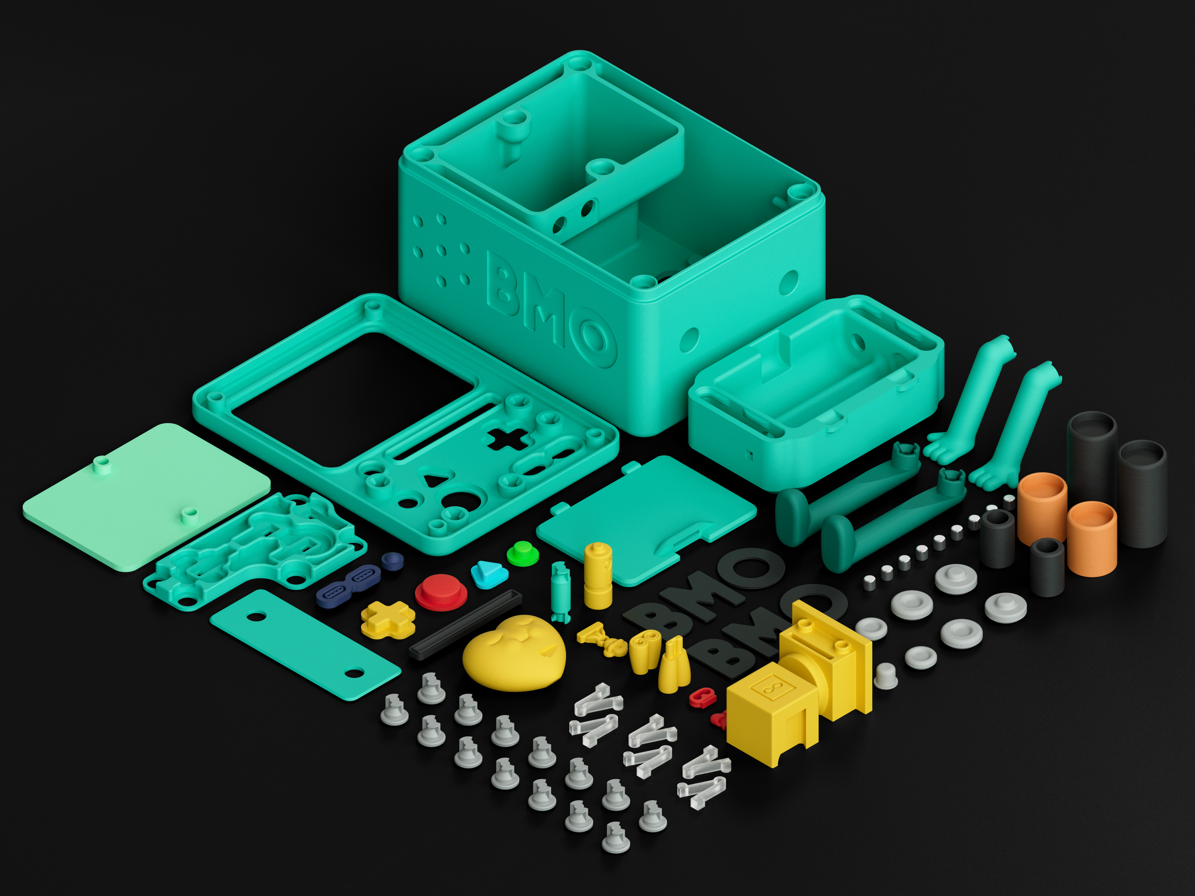 Miniatura 6 do modelo 3D Adventure Time BMO Figure (Interactive)