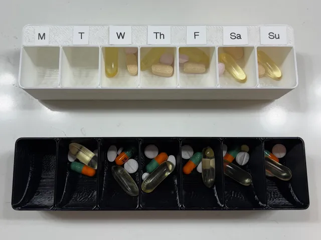 Gridfinity pill organizer