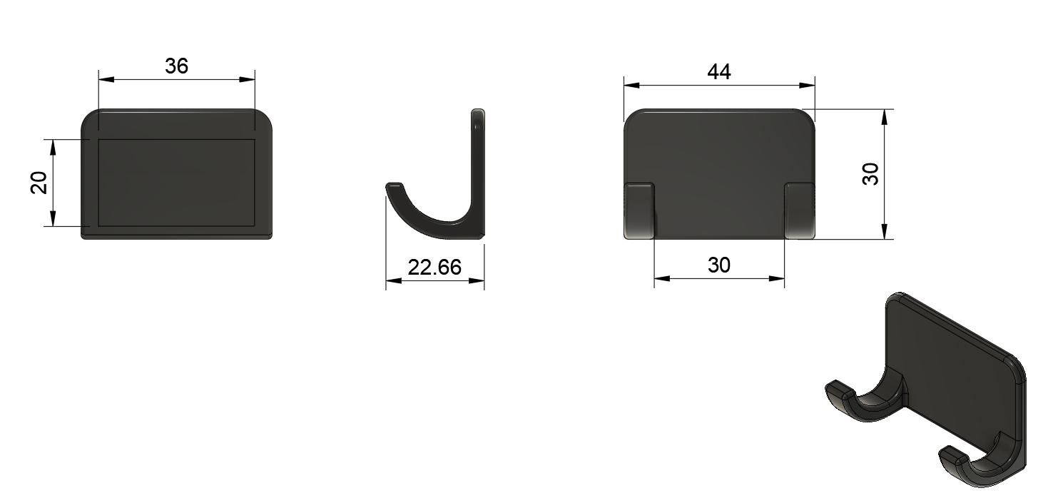 Screwless Wall Mount Shaver — thumbnail 3