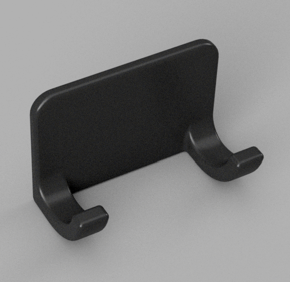 Screwless Wall Mount Shaver