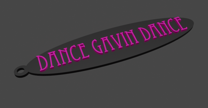 Dance Gavin Dance Logo Keychain