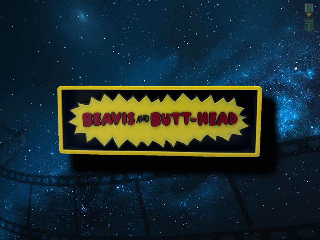 Beavis and Butthead Cinema Film Room Sign Box