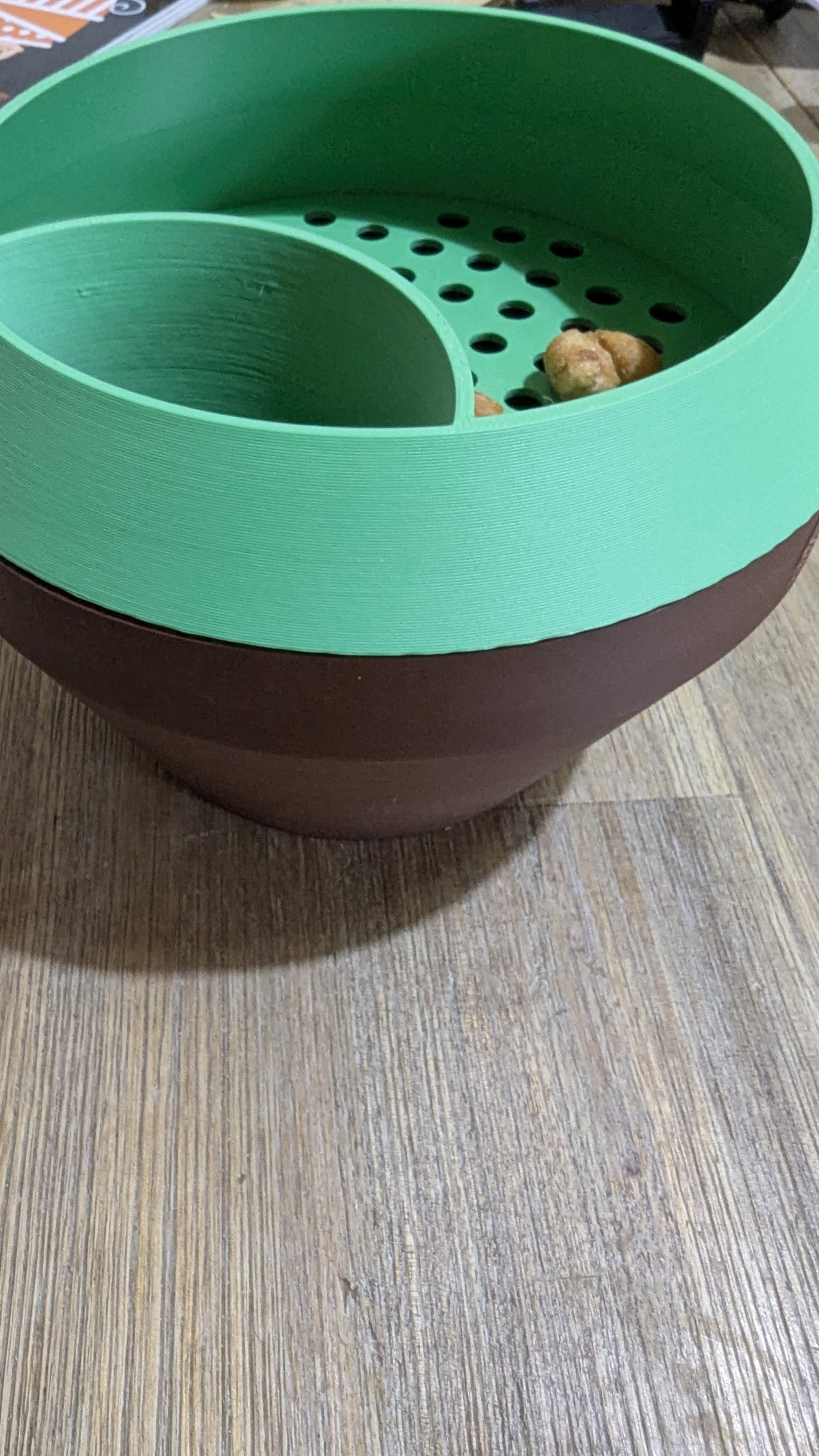 Pistachio/Peanuts bowl twisted lock — miniatura 2