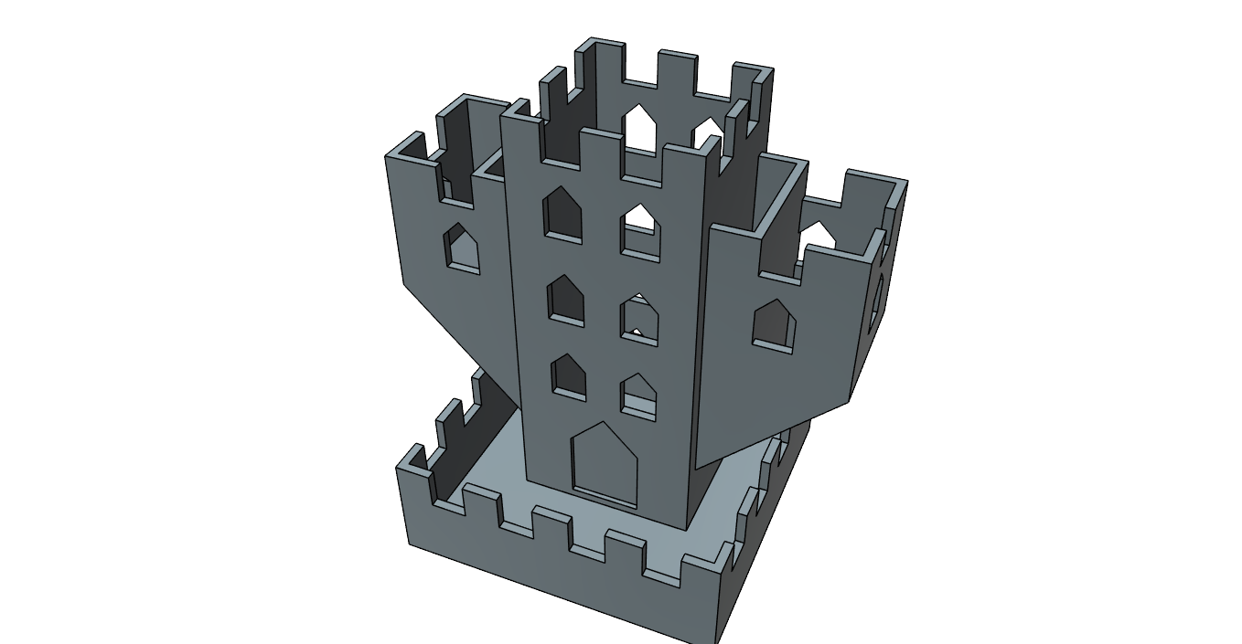 Pencil Pen Holder Stand organizer desk office  castle easy print
