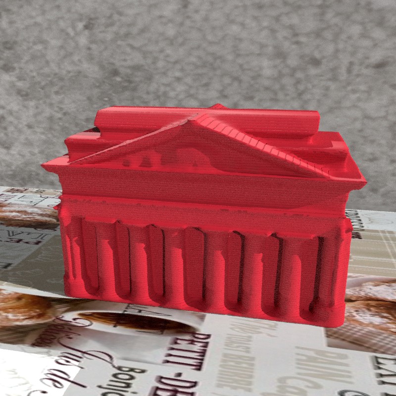 temple Monopoly house