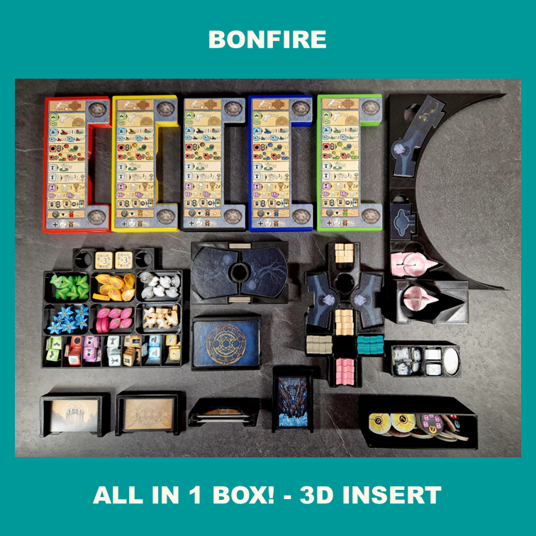 BONFIRE + TREES & CREATURES - INSERT, EINSATZ, INLAY, ORGANIZER