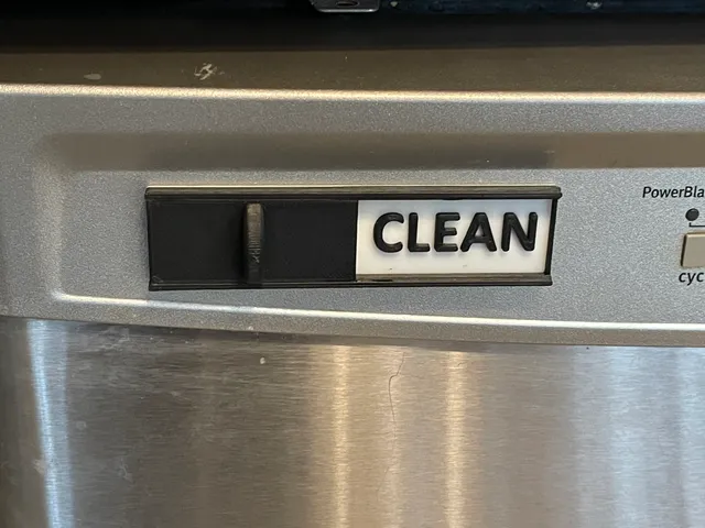 Dishwasher Label - CLEAN <> DIRTY