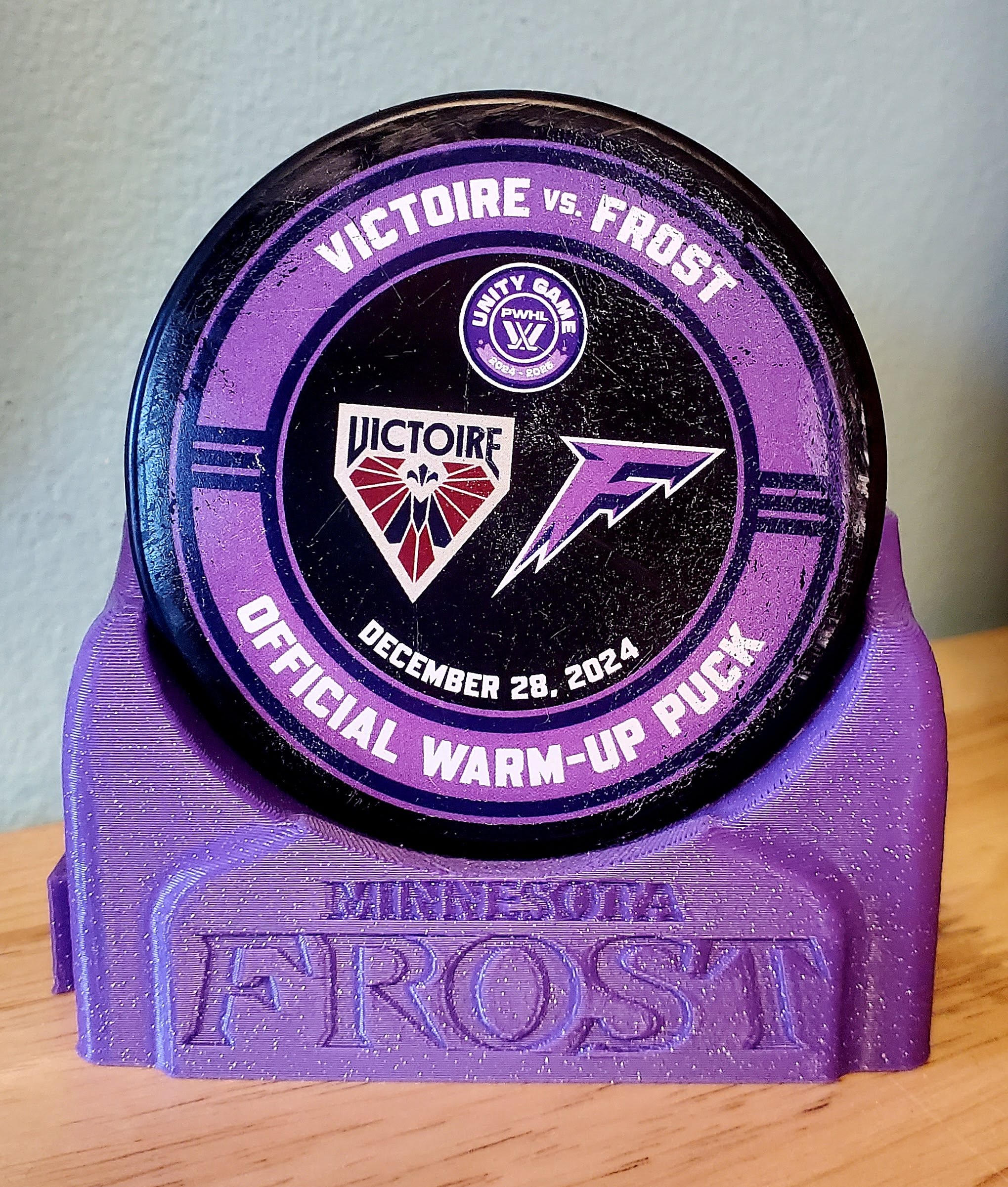 Minnesota Frost Puck Stand
