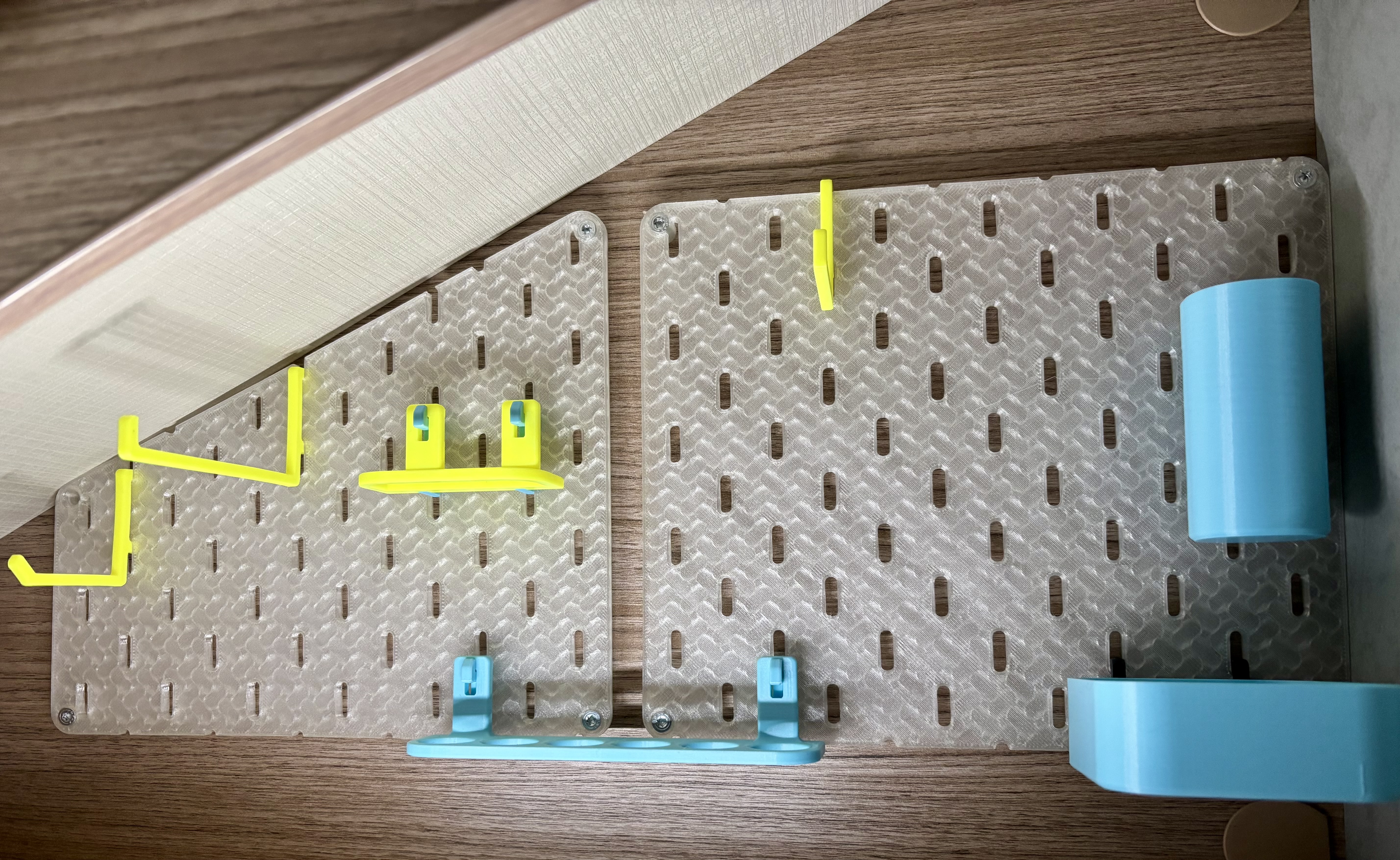 Parametric Ikea Skadis Board for MK3/MK4 Buildplate + SCAD-Customizer/Generator