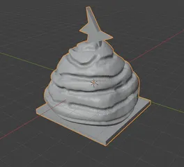 very nice poop with star