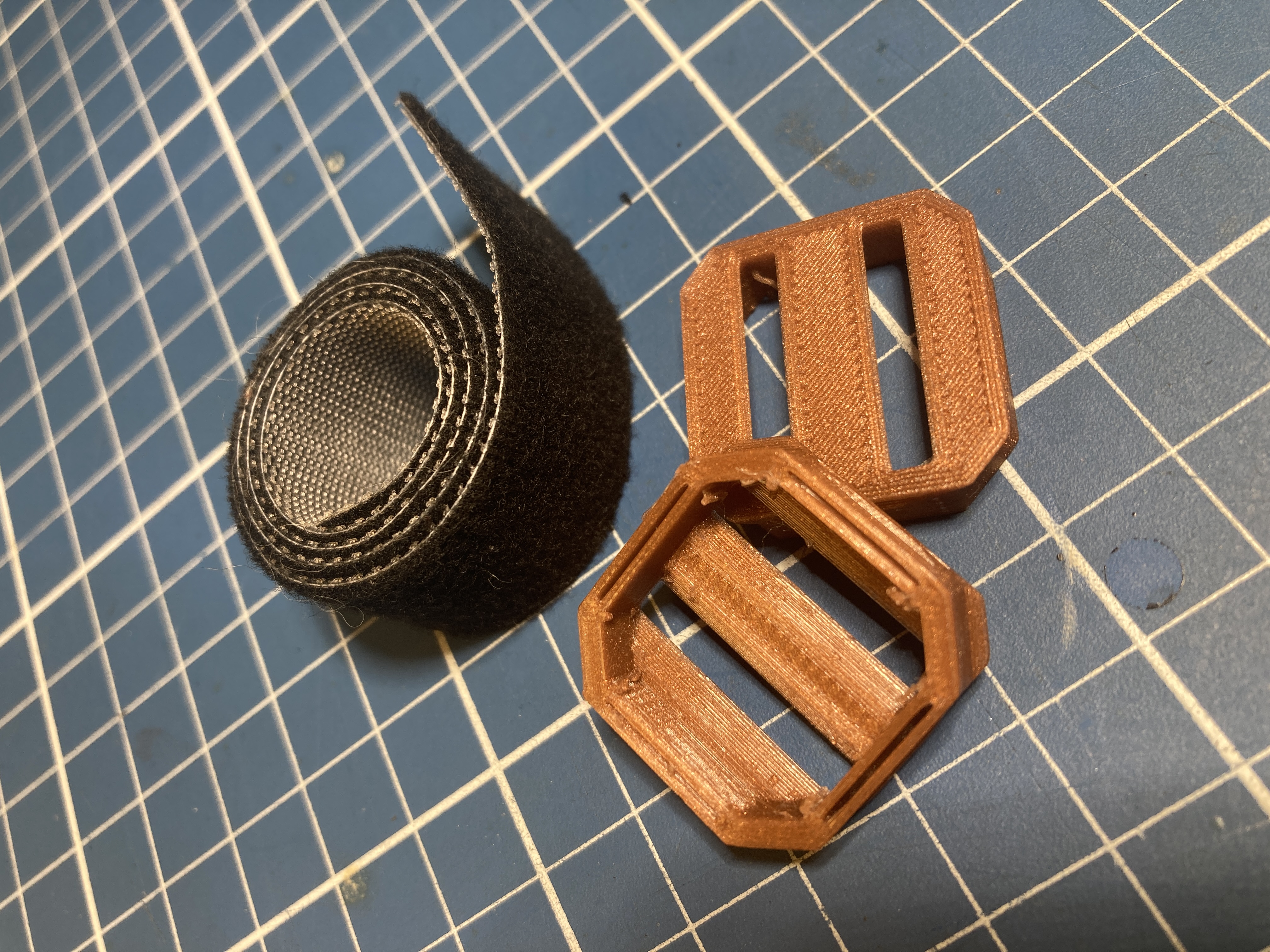 Velcro Strap snap for openGrid (wide 20mm)