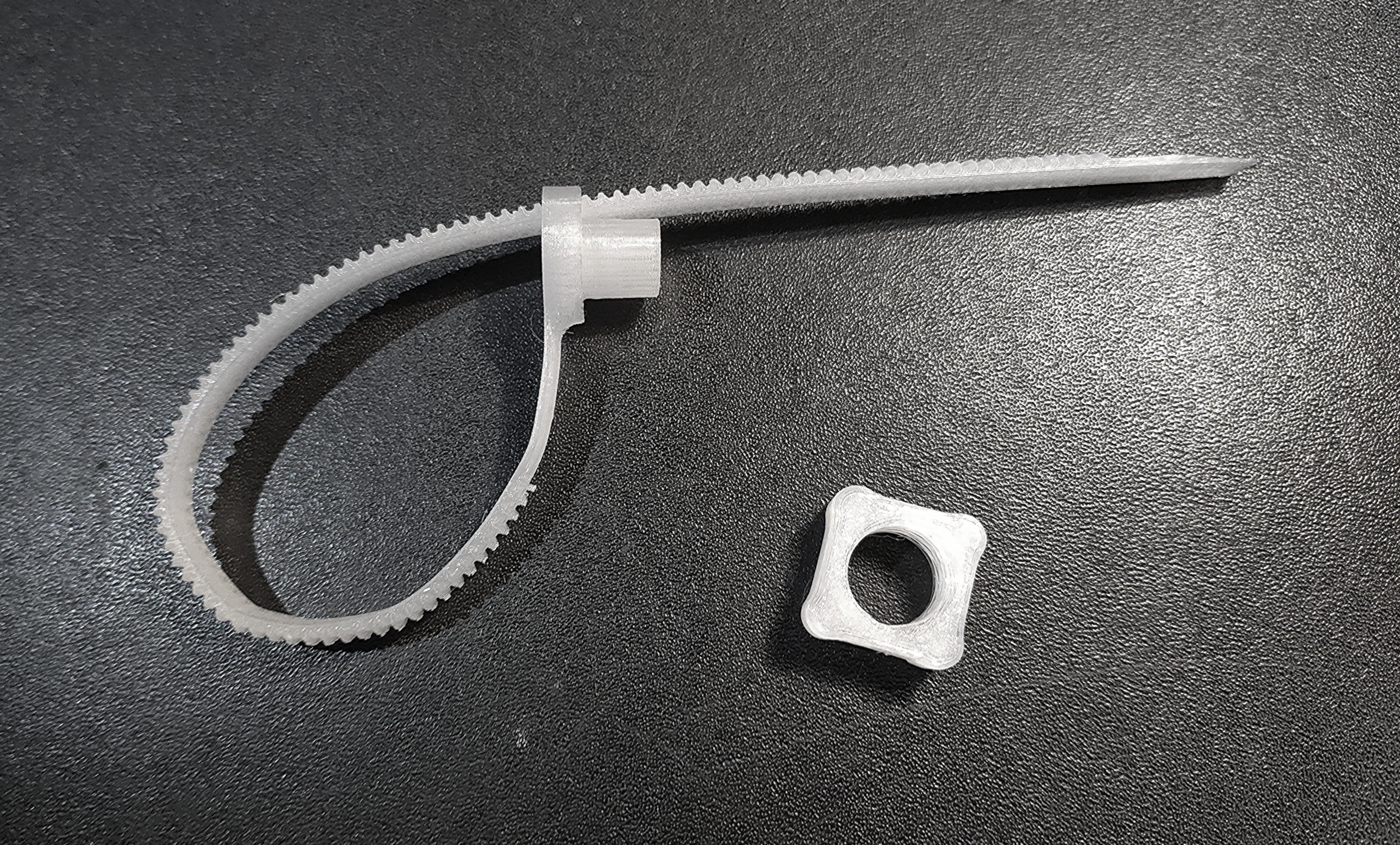 Reusable Screwable Thread Cable Tie / Bike Mount with Quick Fastener