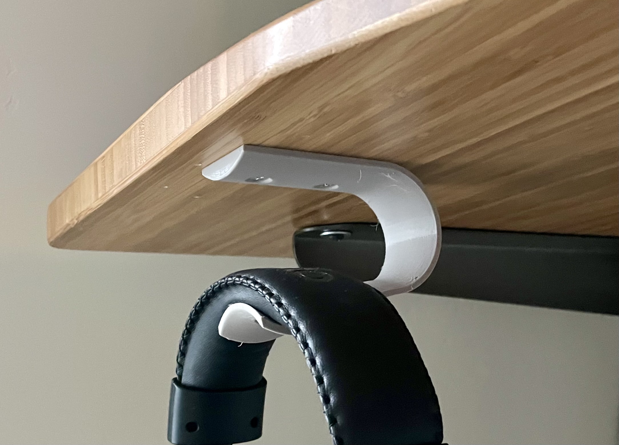 Underdesk Headphone Holder