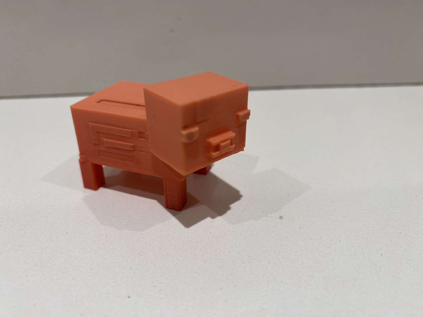 Miniatura 2 do modelo 3D minecraft pig