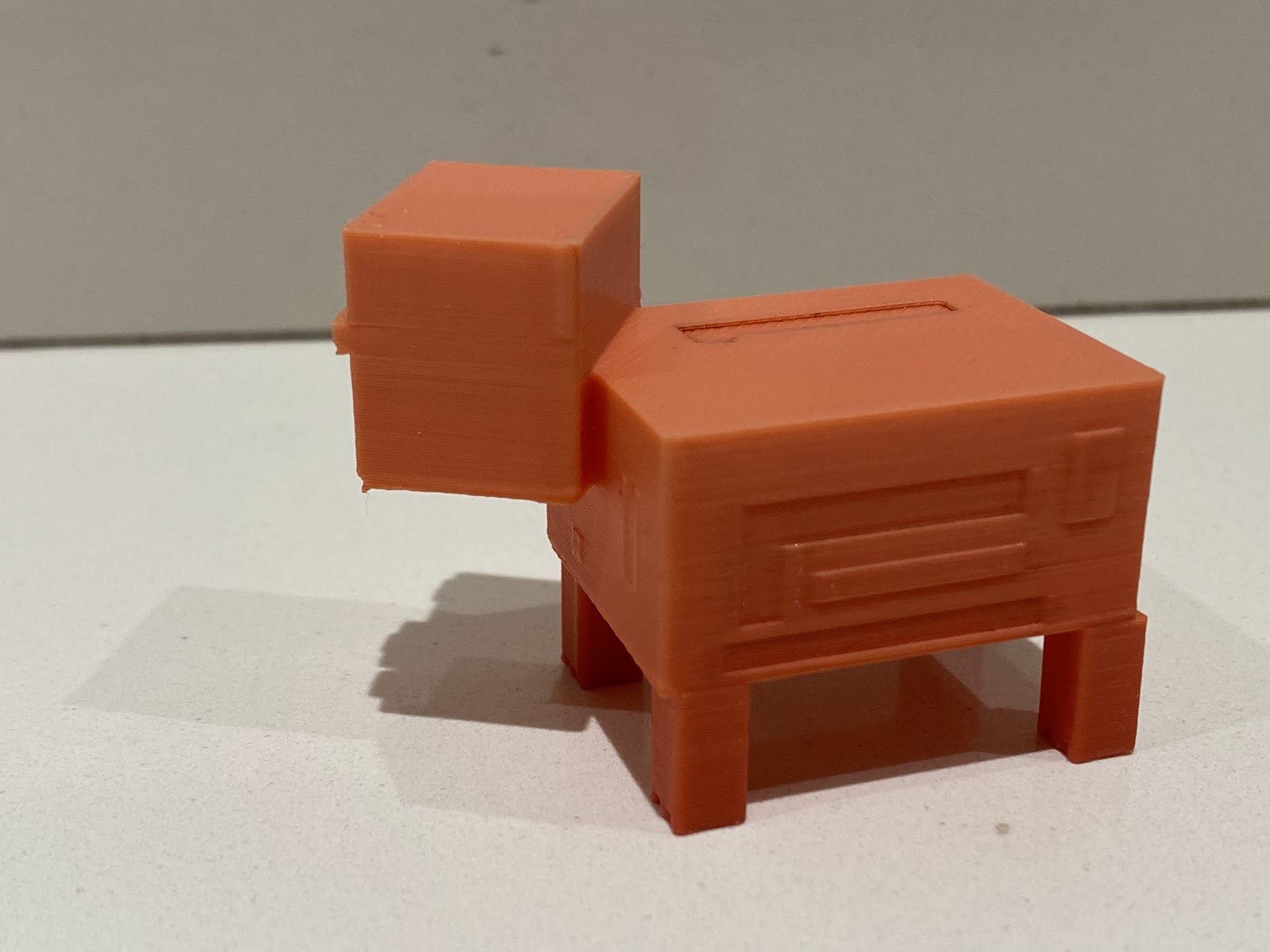 Miniatura 4 do modelo 3D minecraft pig