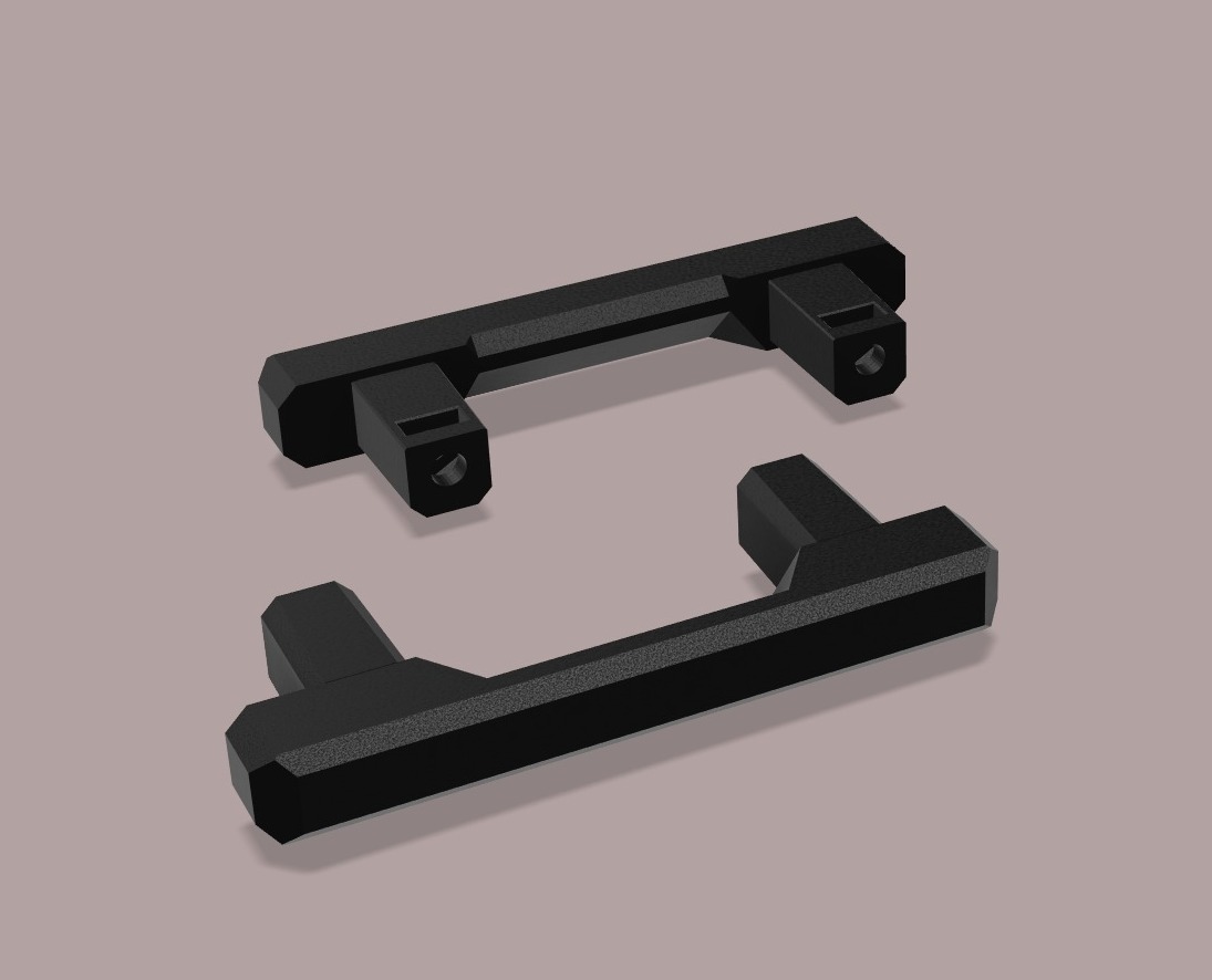 GEN2 Decor Handle - Adapted for 12mm screws! (DWP_Remix)
