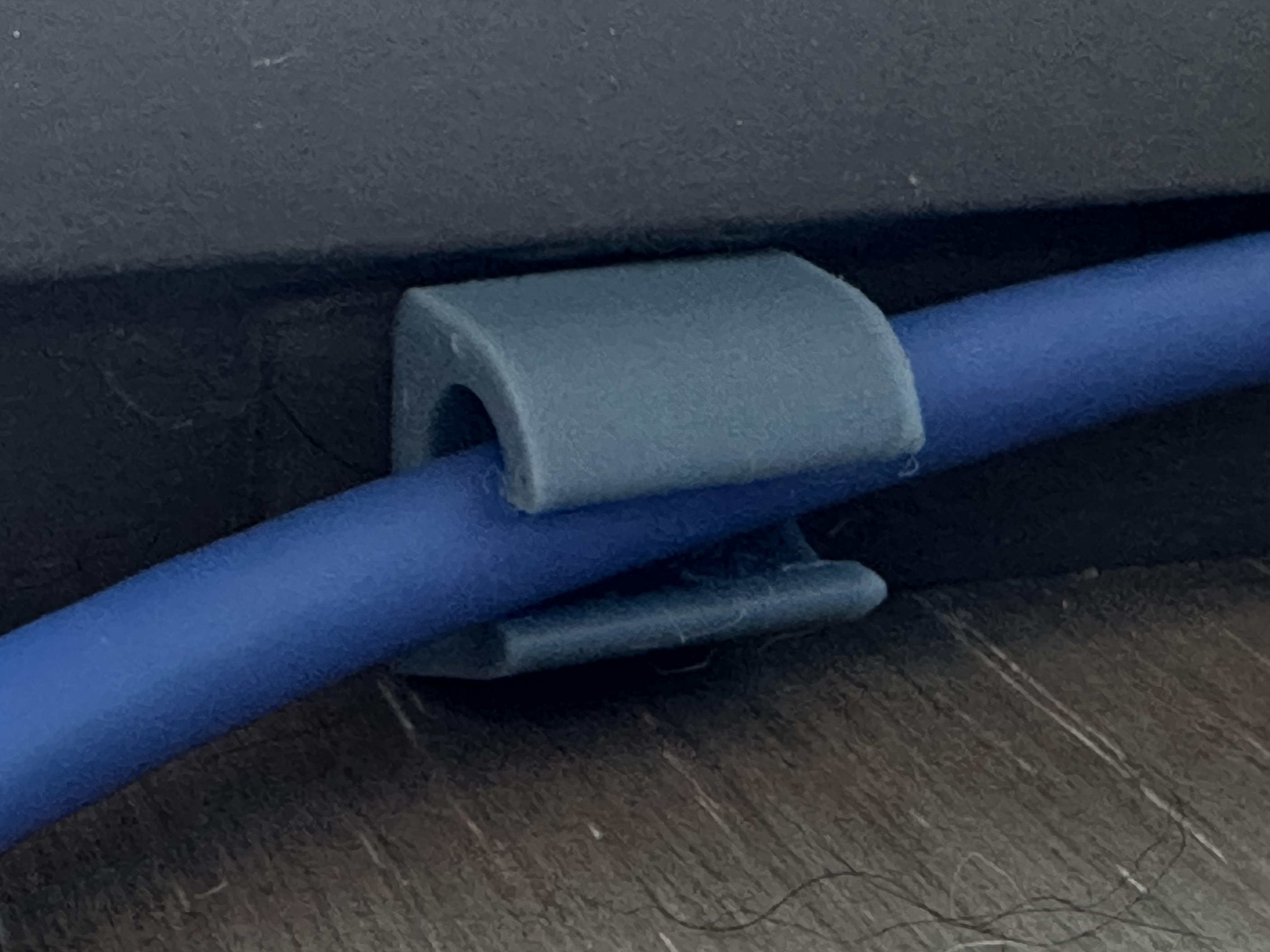 Ethernet cable wall guide