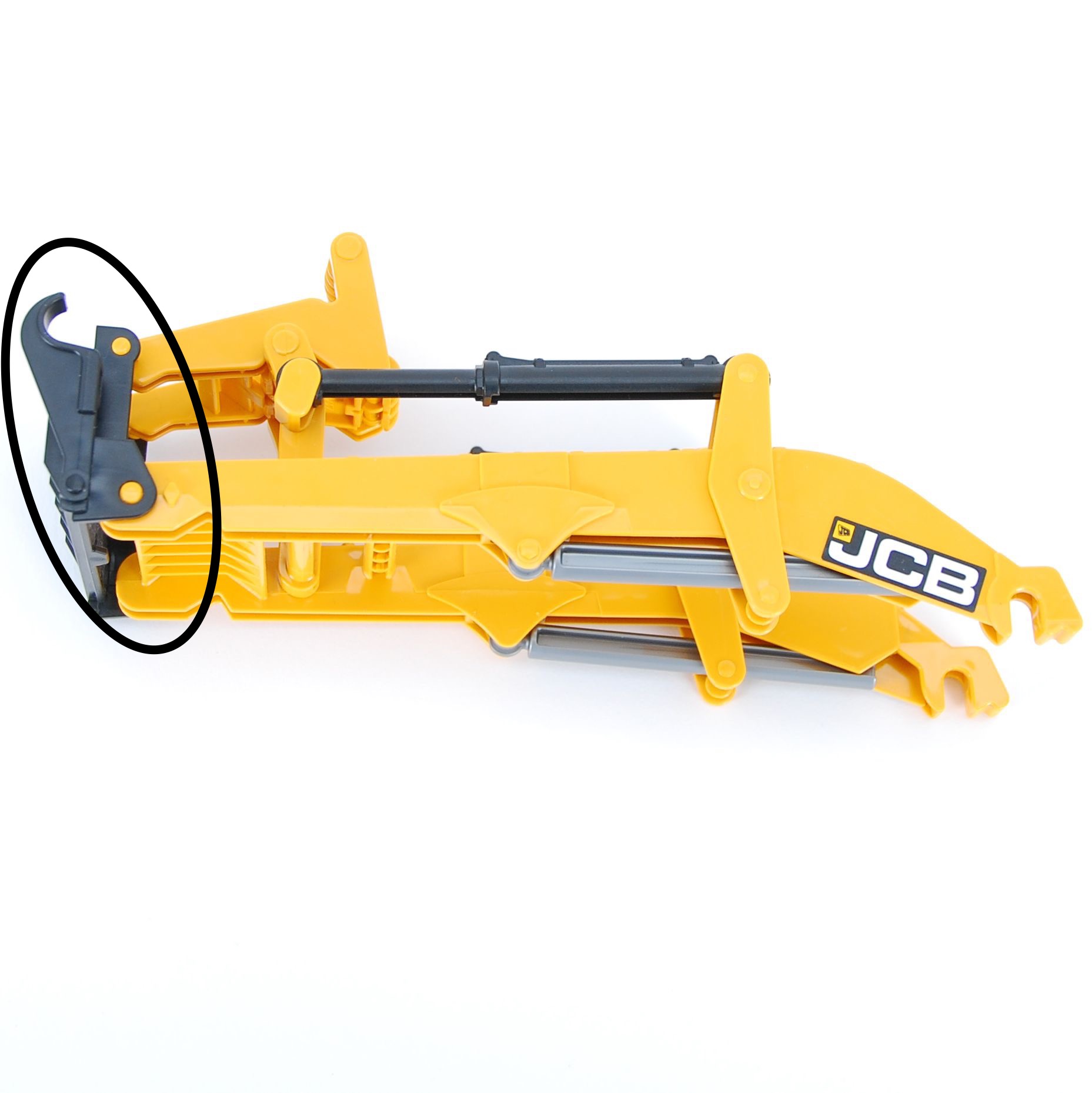 Bruder jcb 5cx bucket mount/quickhitch