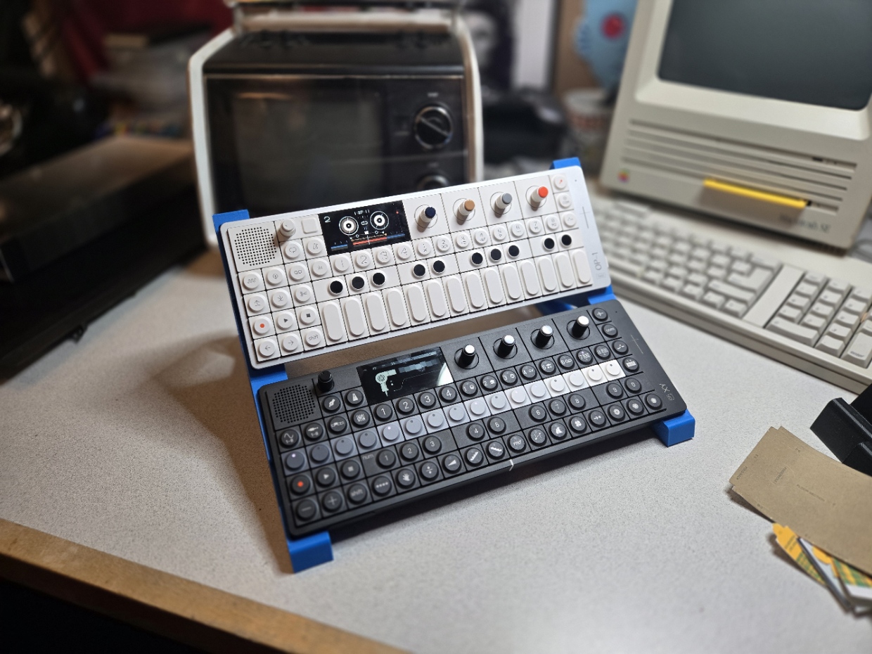 Teenage Engineering OP-1 Field and OP-XY dual performance stand — thumbnail 3