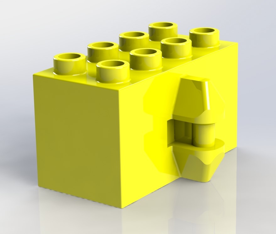 Lego Duplo coupling 8er