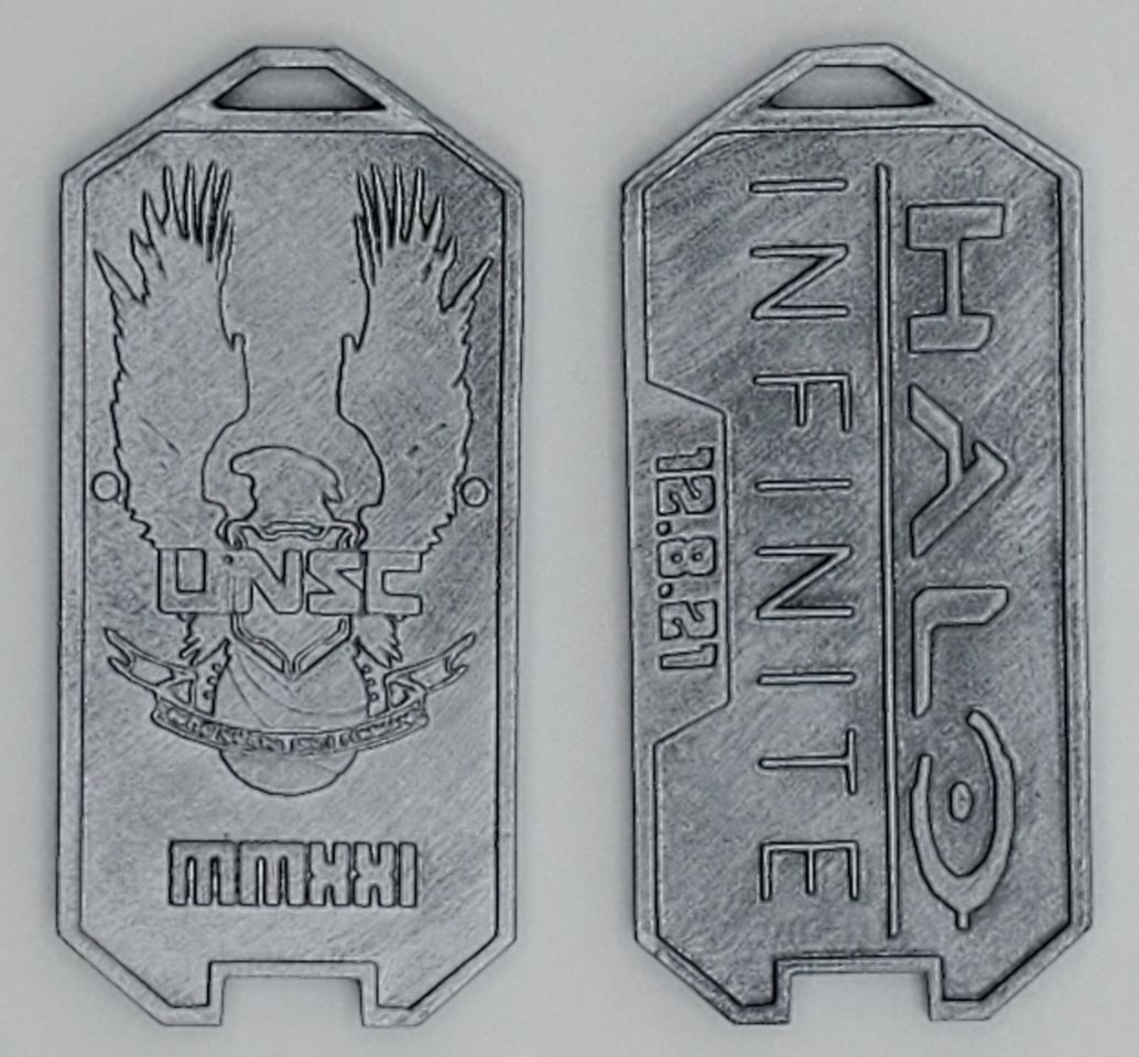 Halo Infinite Promosyon UNSC Dogtag (Sadece Plastik Aparattır!!!)