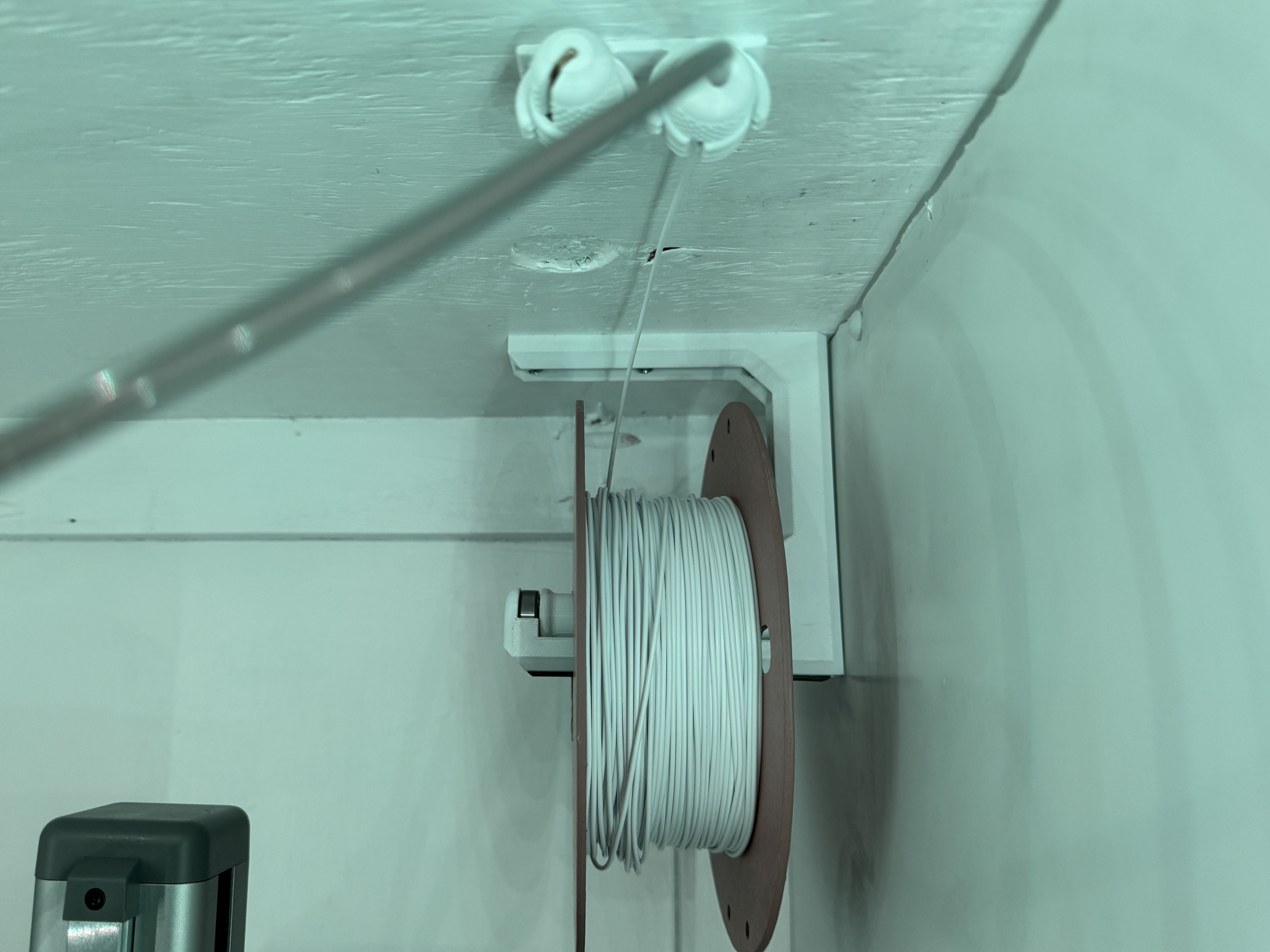 Overhead Spool Holder, Enclosure and Under Shelf