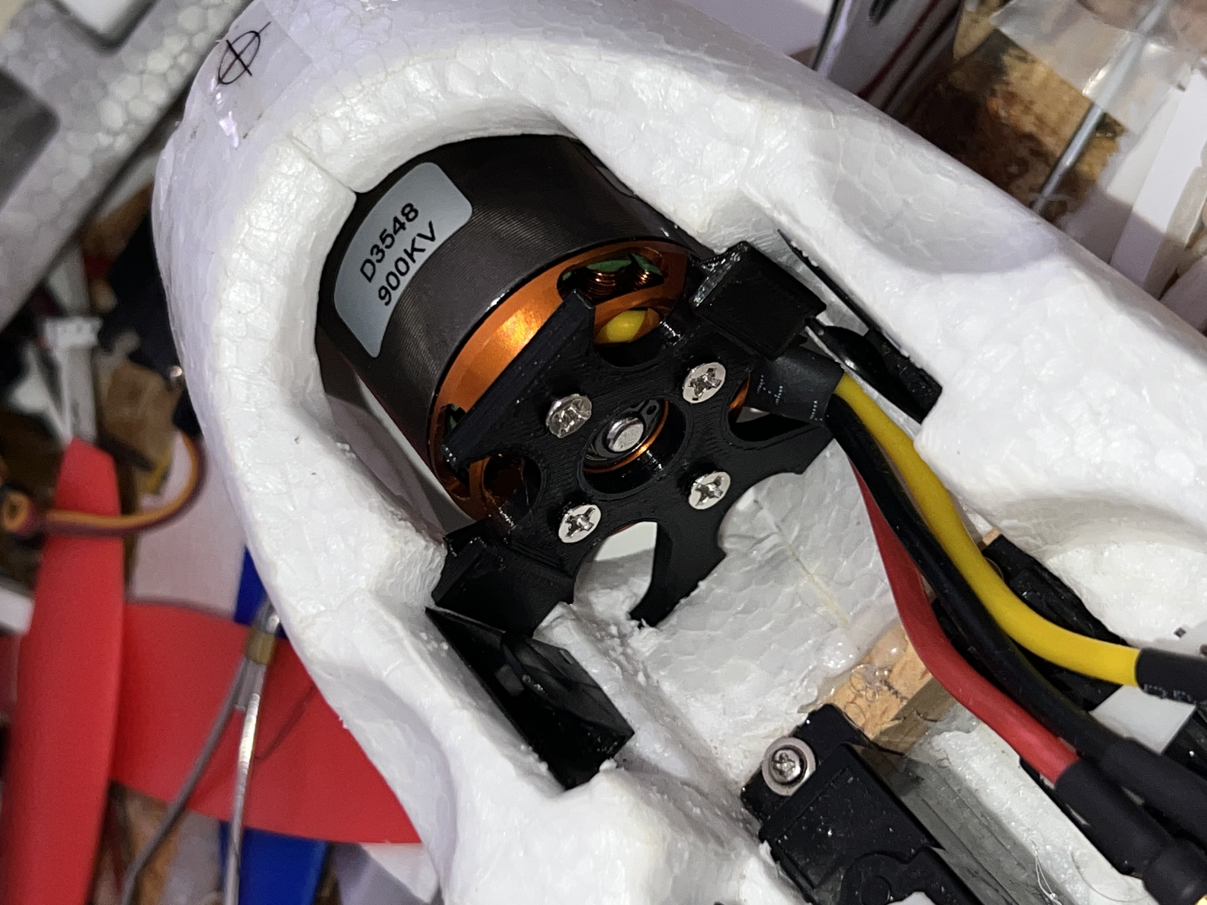 Multiplex Easyglider pro brushless motor mount