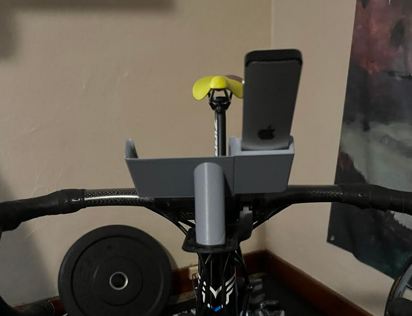 Iphone and Apple TV Remote holder for Wahoo Mount