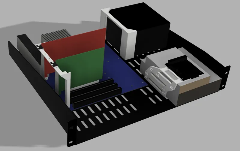 Rackmount PC Mounting Kit by WookieEngineering | Download free STL ...