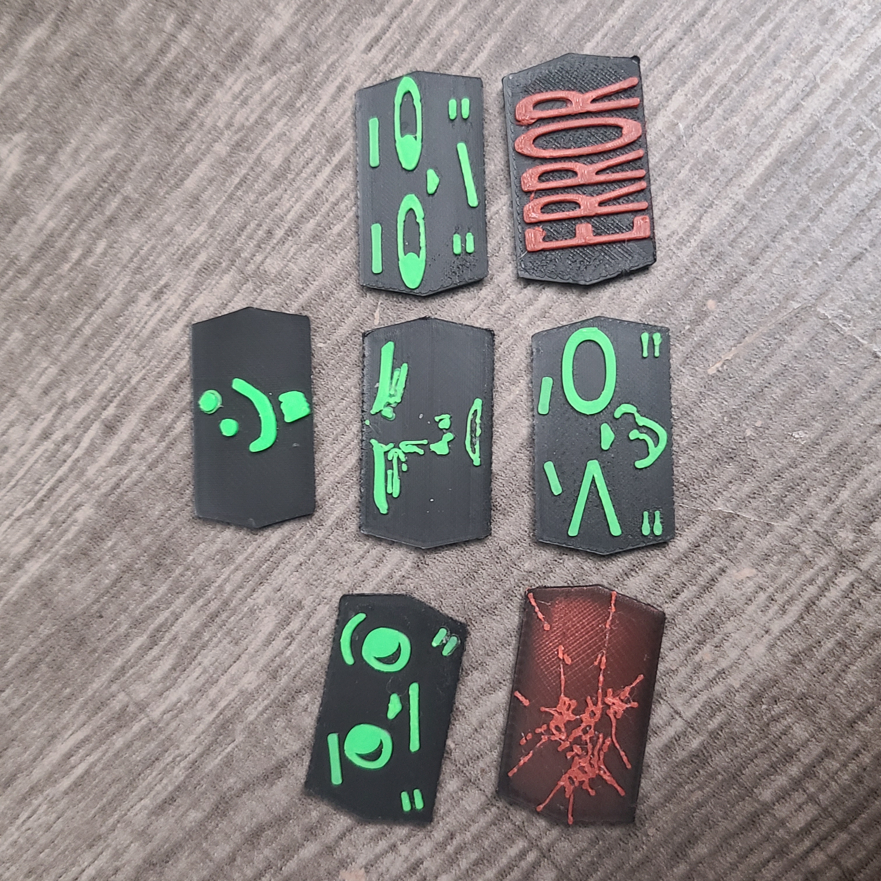 KERFUR DUMMY 13 FACE PLATES PACK 3