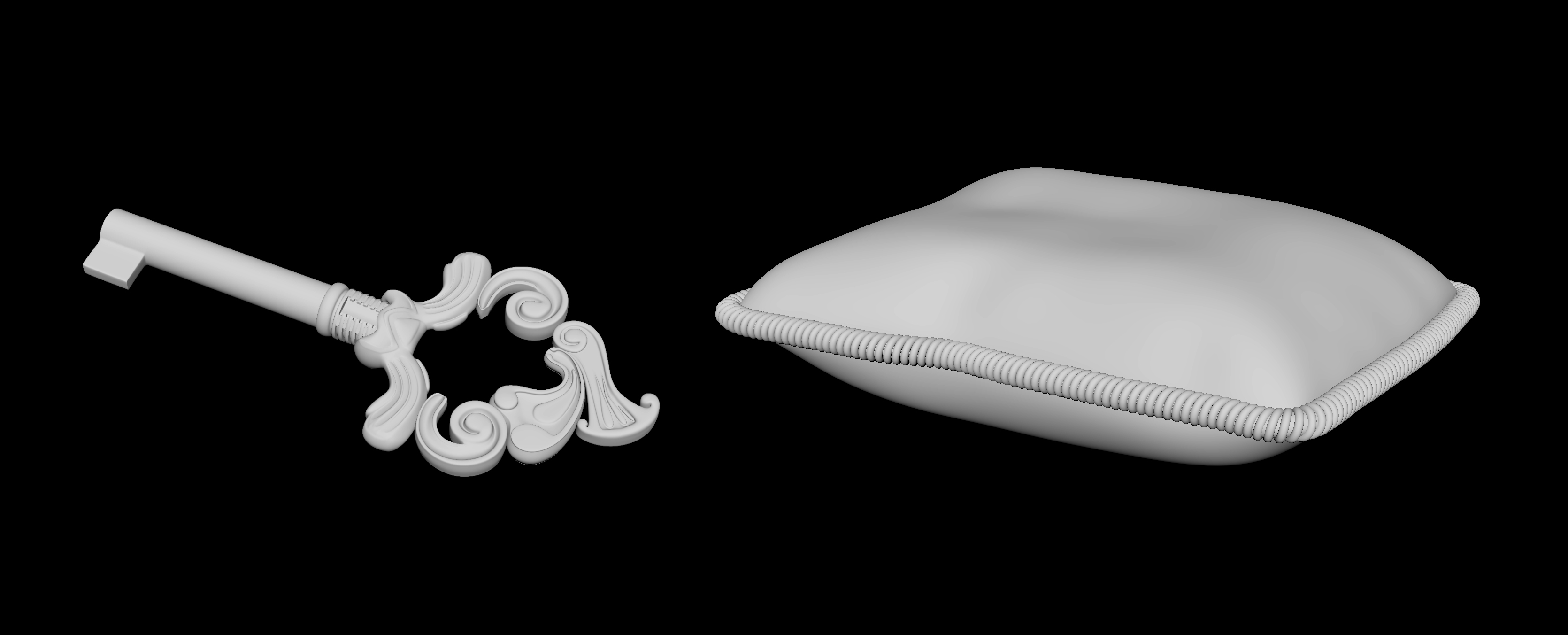 Miniatura 2 do modelo 3D Old Key