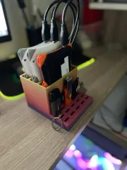 Support rangement disque dur et clé USB
