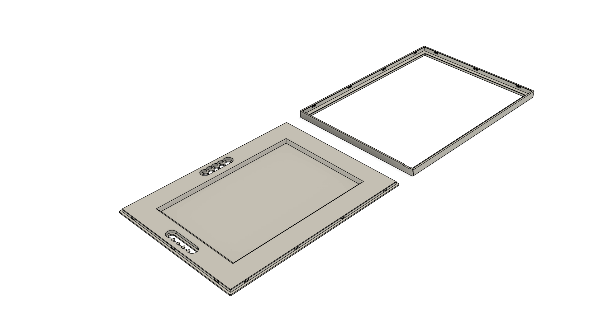 Hueforge 150x210 frame (snap fit back)