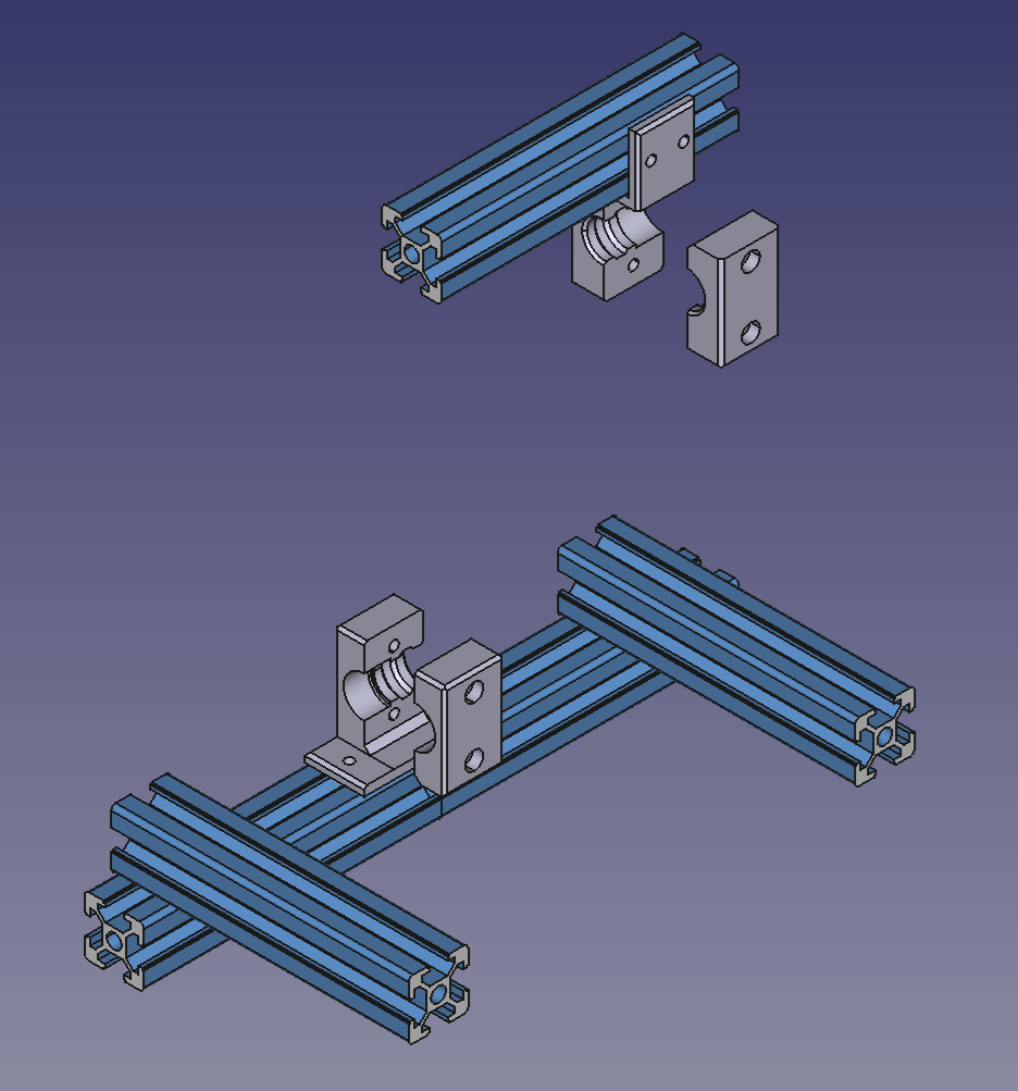 Brackets for Z umbilical with PUG