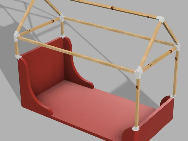 Connector for cabin bed in cleats