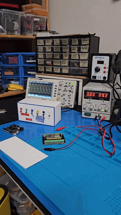 SPOOL HOLDER WIRE BOX