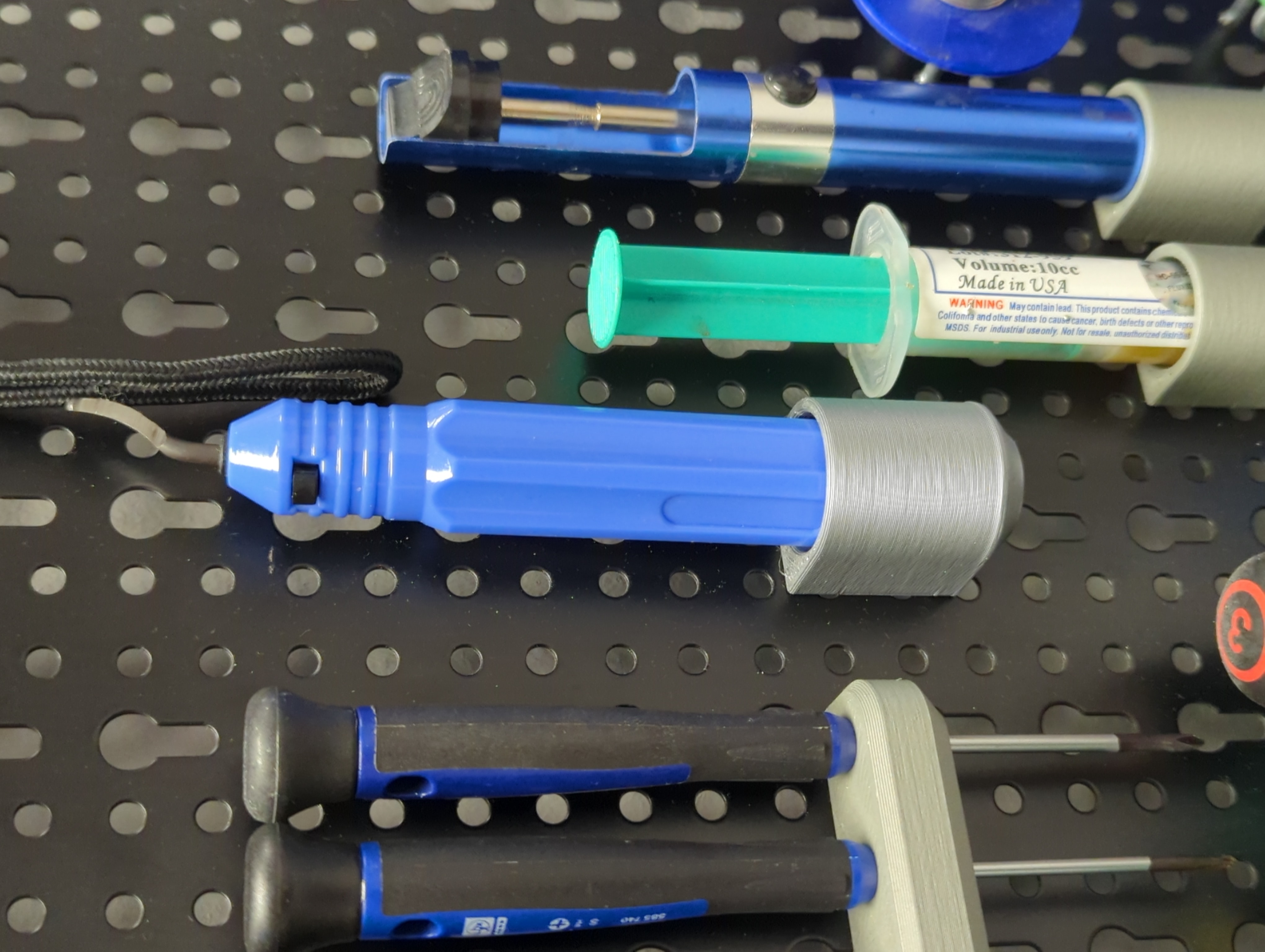 Pegboard Deburrer Holder
