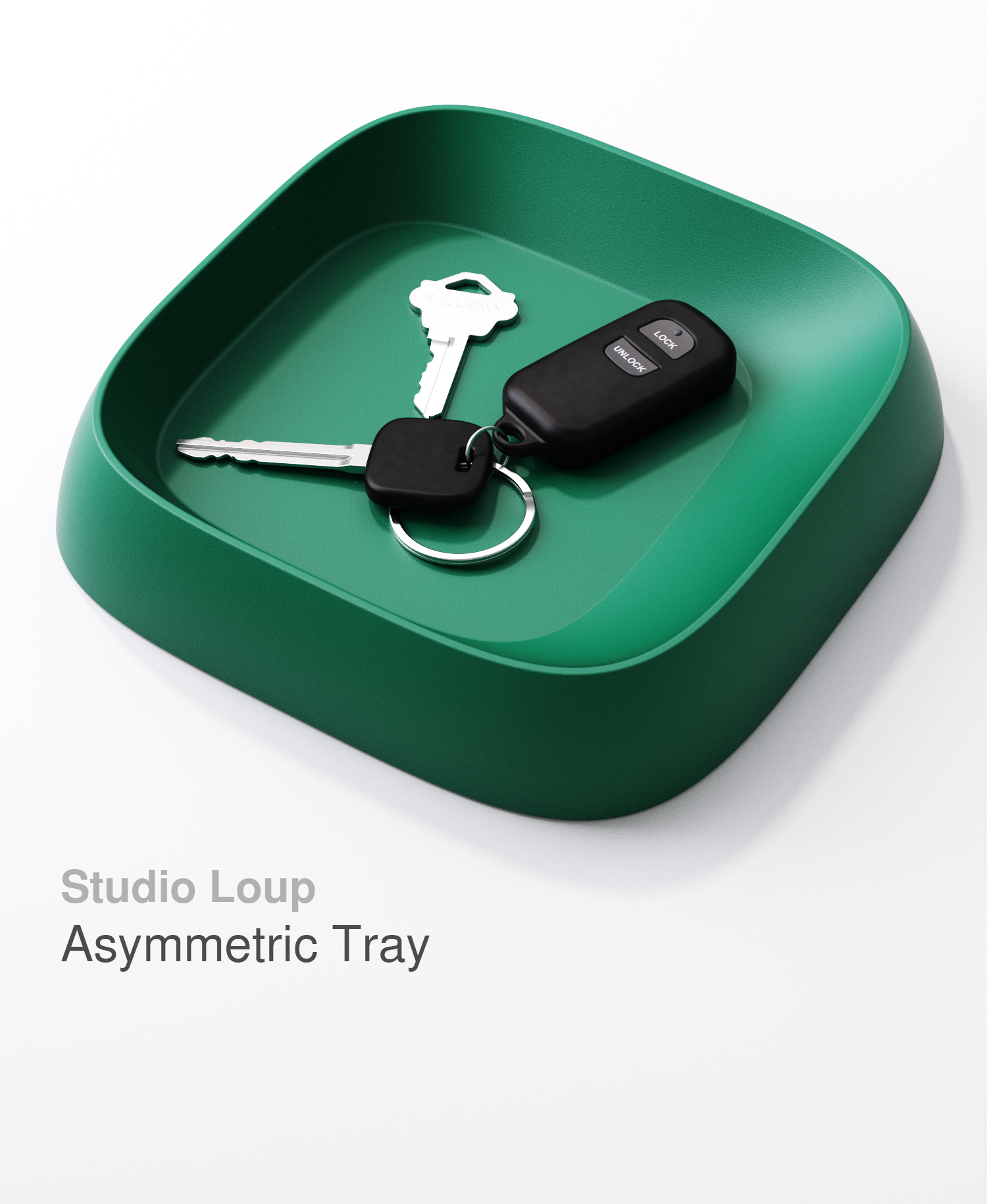 Asymmetric Tray