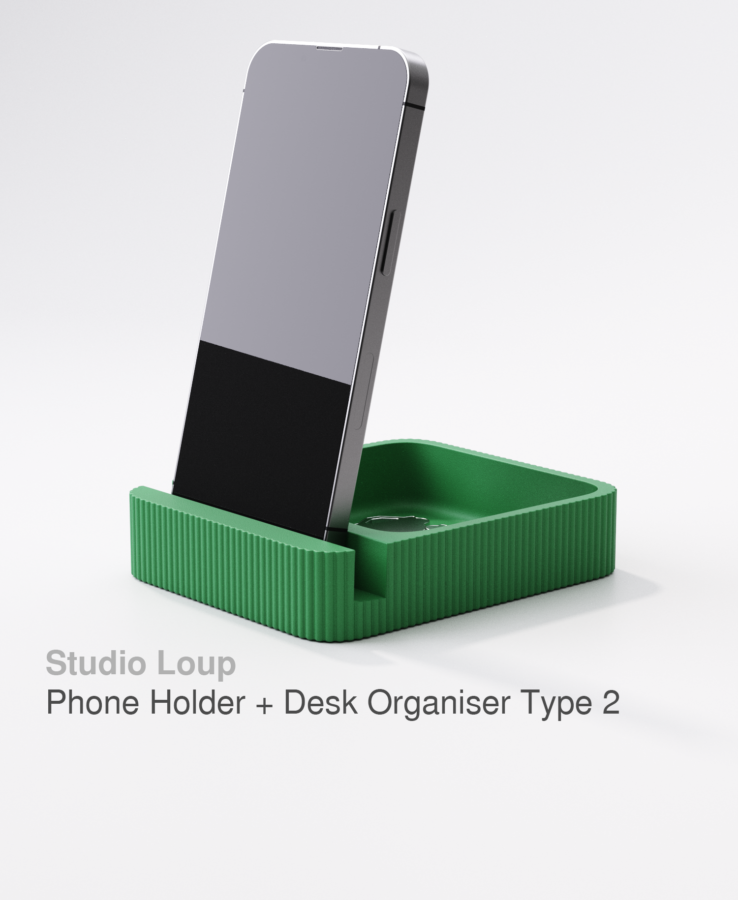 Phone Holder + Desk Organiser 2
