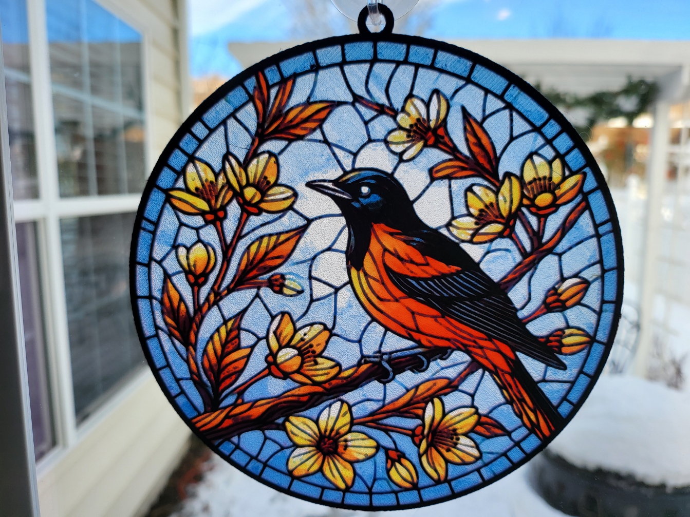 HueForge Stained-Glass Oriole