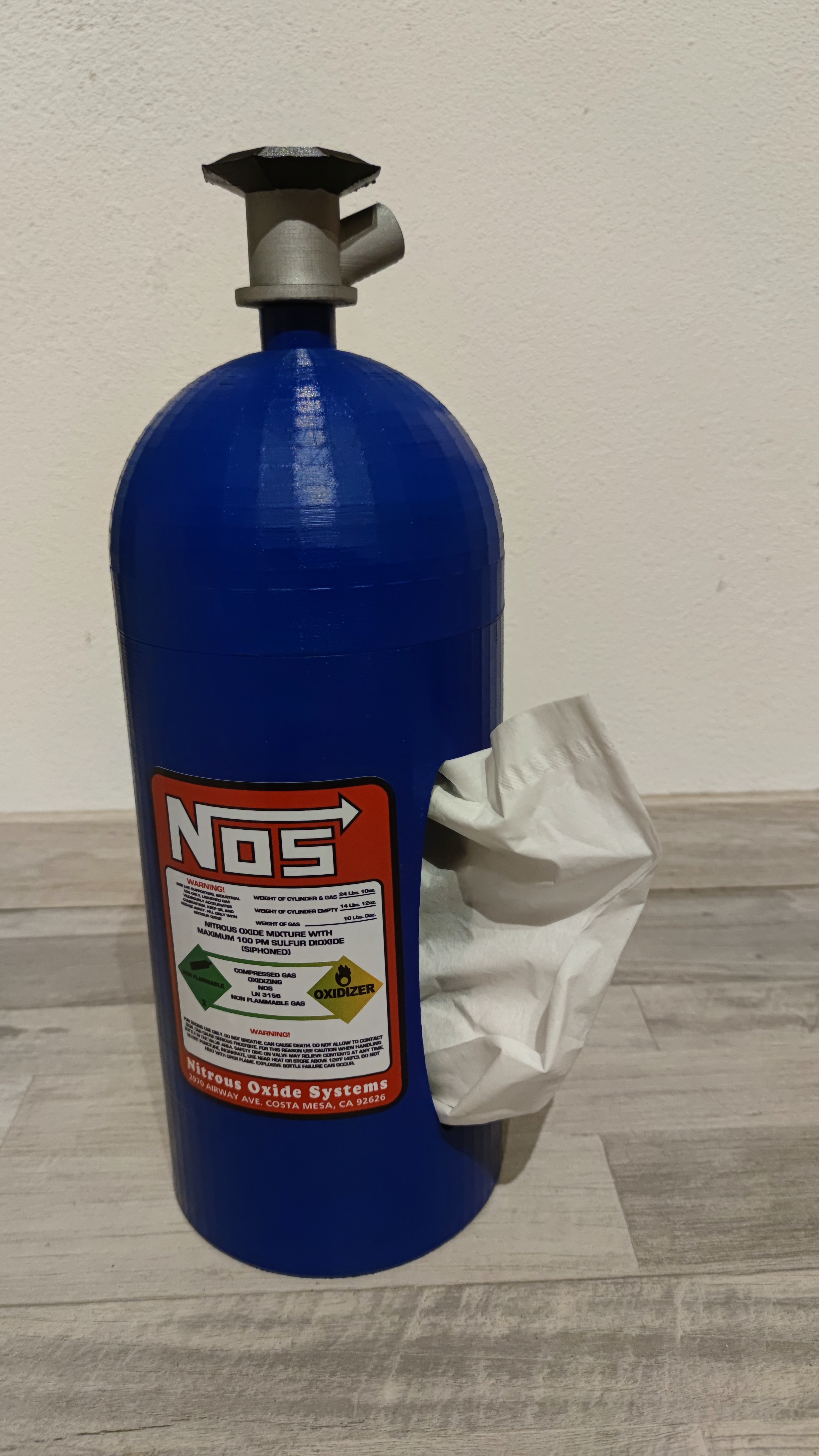 Nitrous Bottle Car Tissue Box