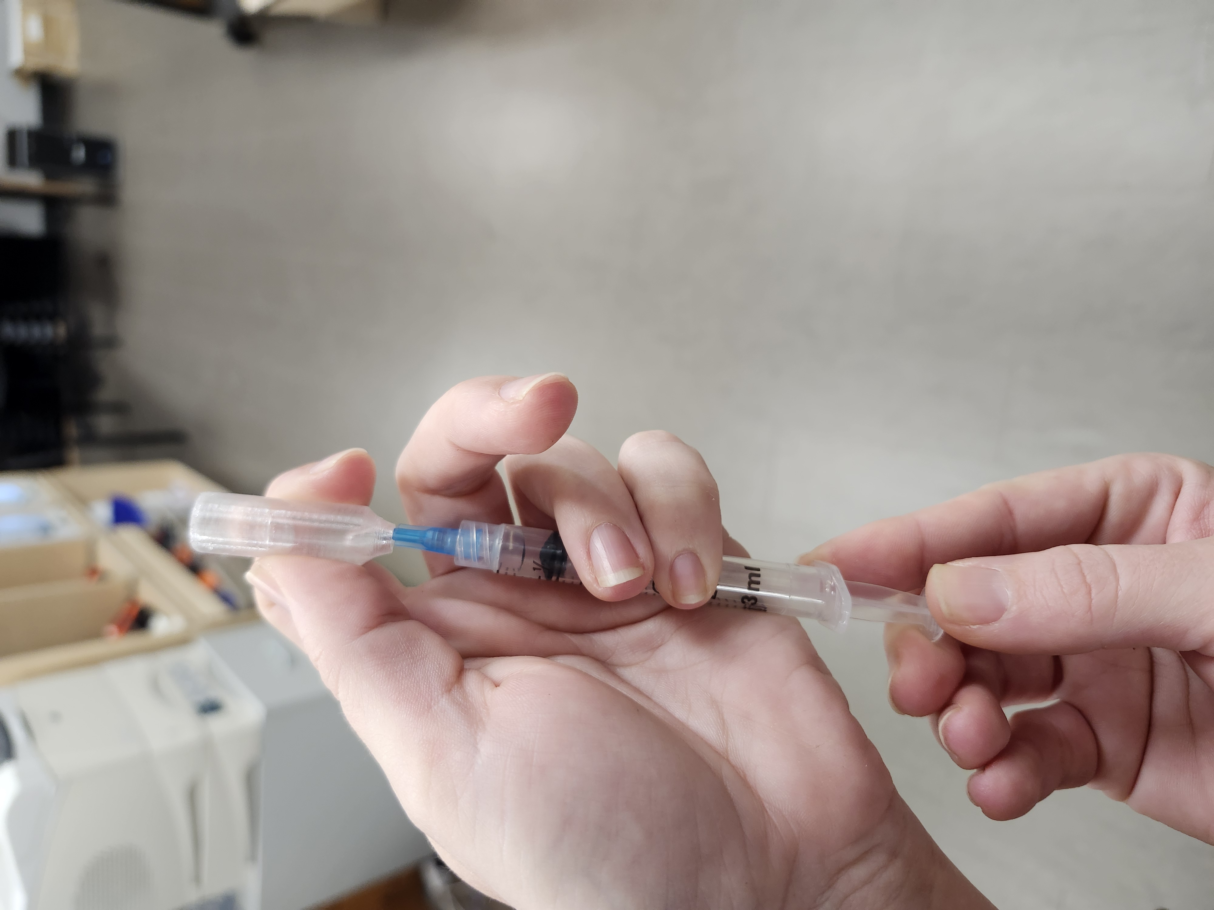 Reusable ampule for nursing training